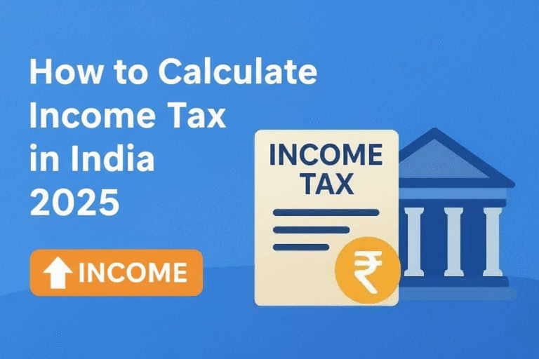 how to calculate income tax in india