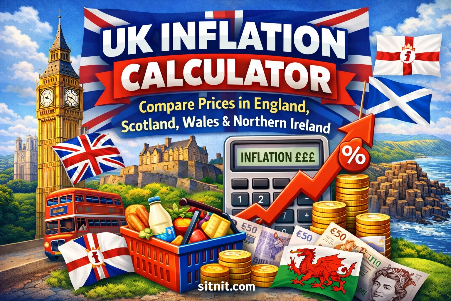 Scotland Inflation UK Inflation Calculator - Compare Prices in England, Scotland, Wales ...