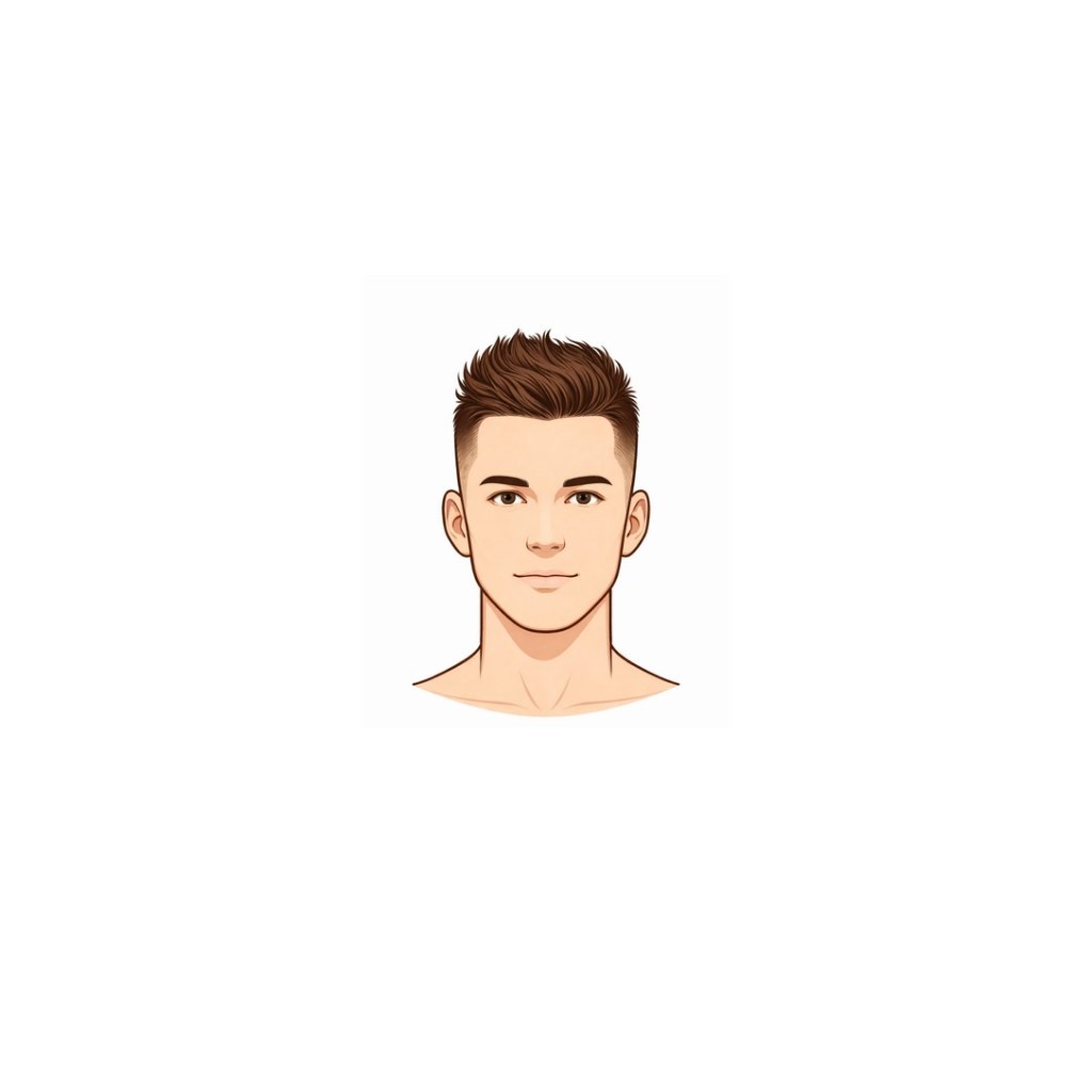Textured quiff โ oval face male hairstyle 2026