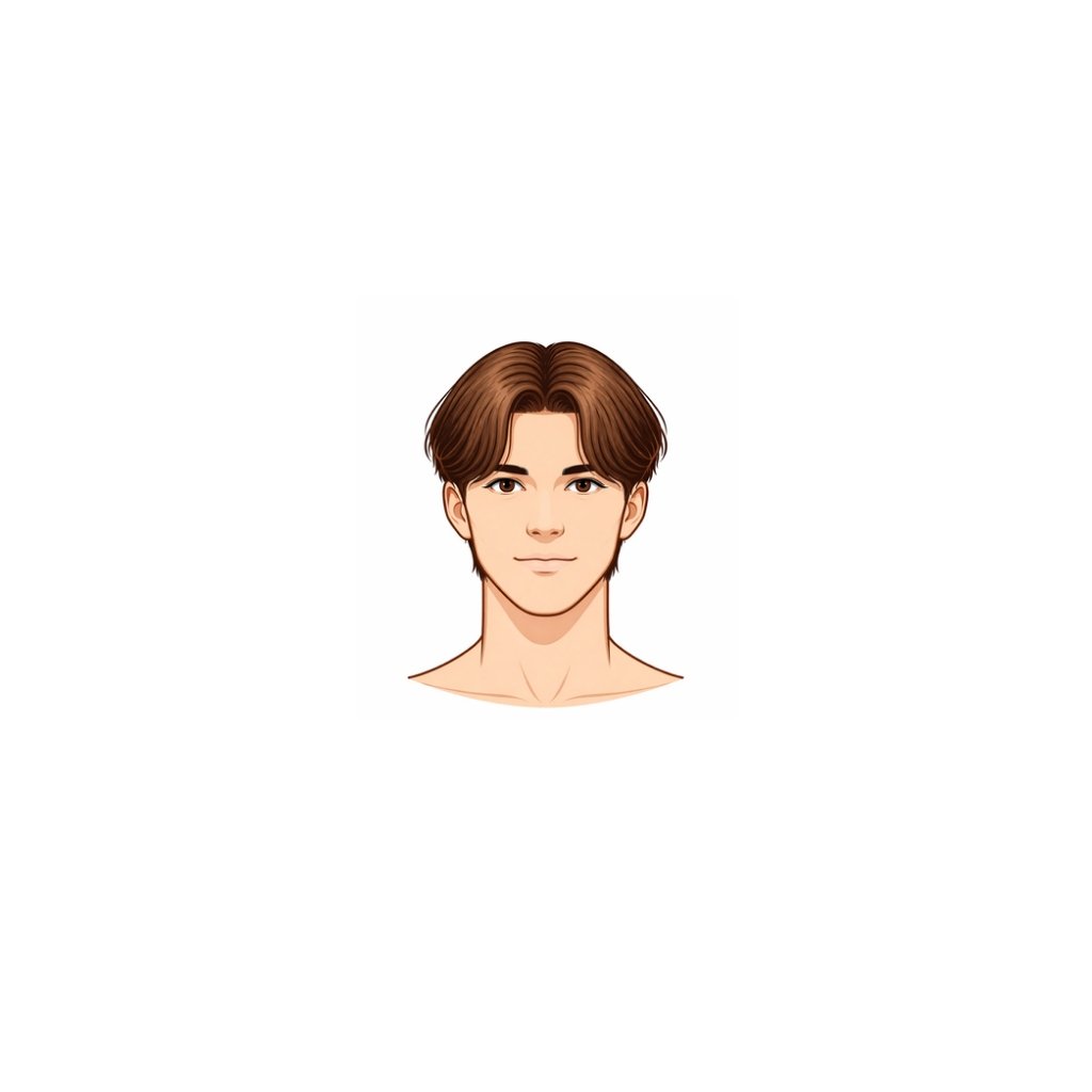 Curtain hairstyle male 2026 — centre-parted longer style