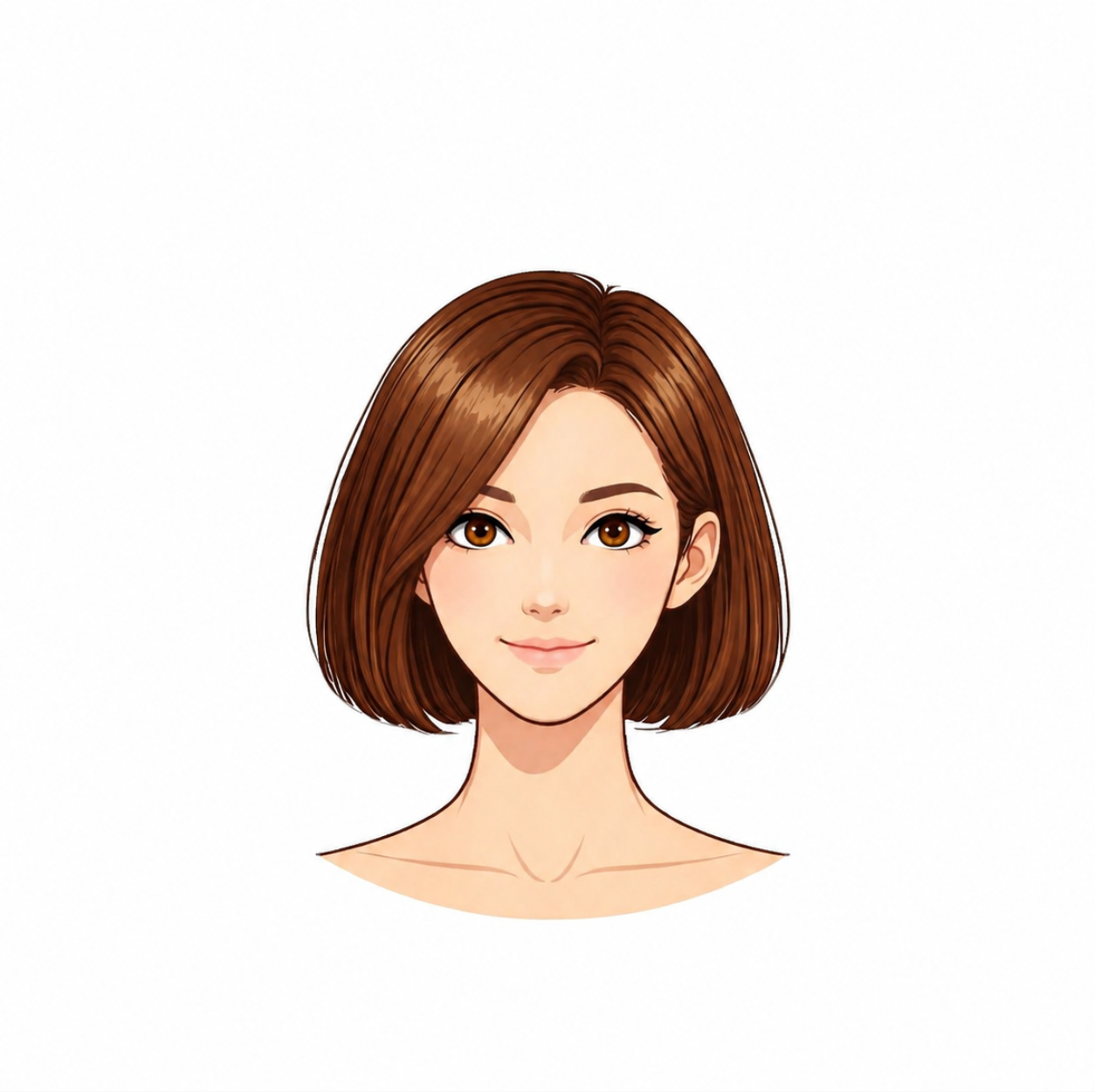 Blunt bob jaw length โ oval face female haircut 2026