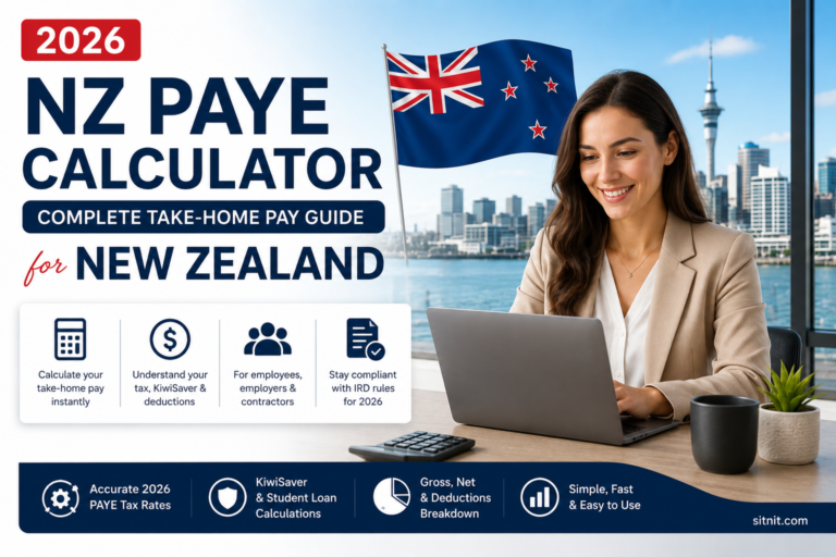 NZ PAYE Calculator 2026:Complete Take-Home Pay Guide for New Zealand